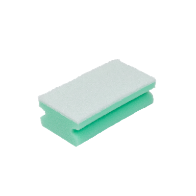 Padschwamm grün/weiss, 13x7x4, 10 Stk.