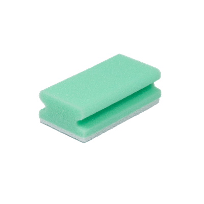 Padschwamm grün/weiss, 13x7x4, 10 Stk.